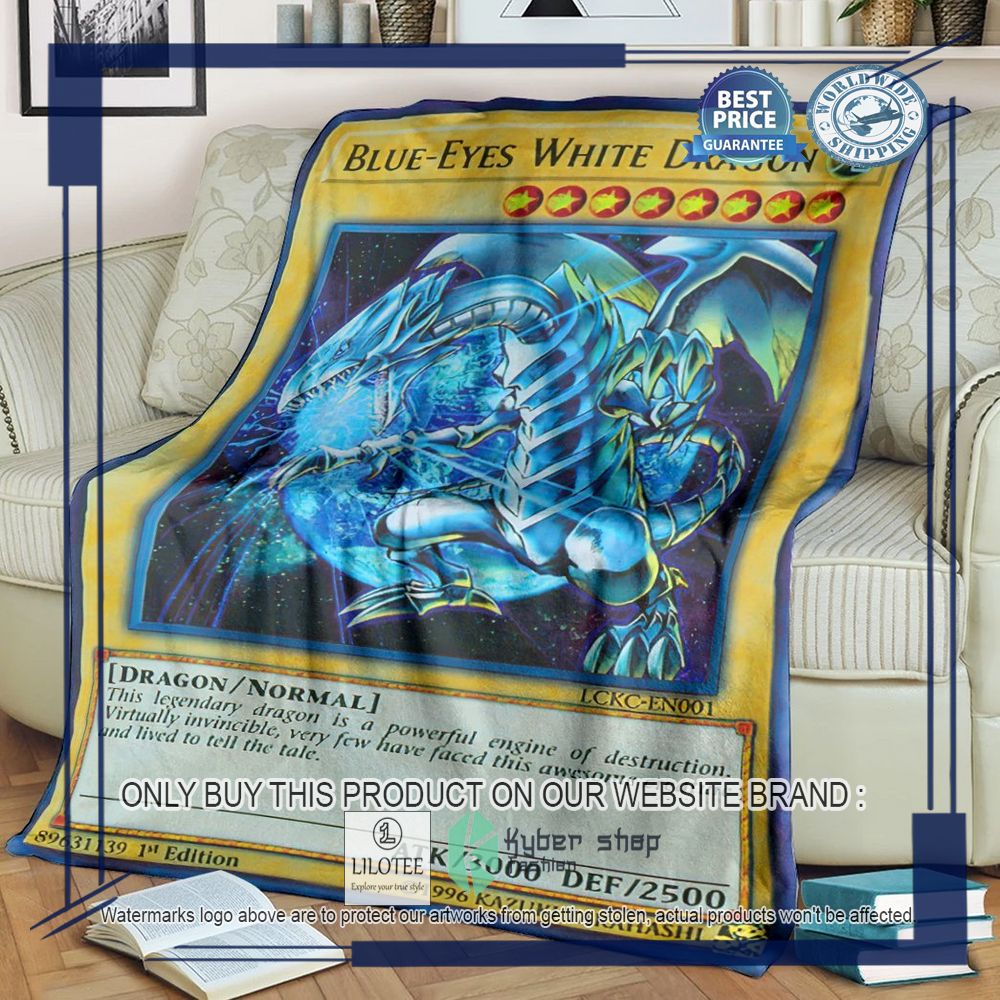 YGO Blue Eyes White Dragon Blanket - LIMITED EDITION 8