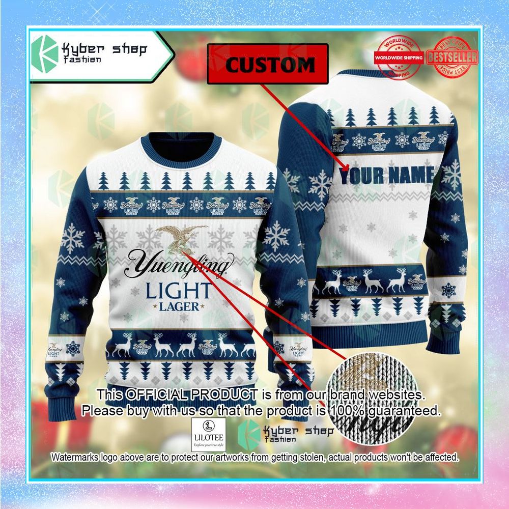 yuengling light lager christmas sweater 1 327