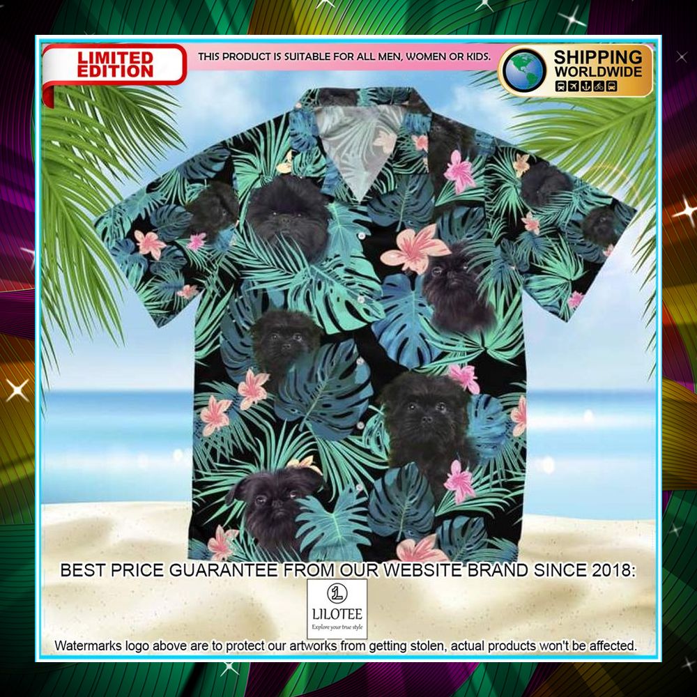 affenpinscher summer leaves hawaiian shirt 1 591