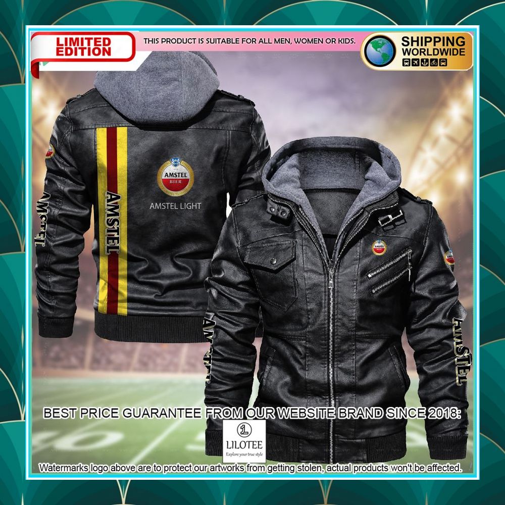 amstel light leather jacket 2 757