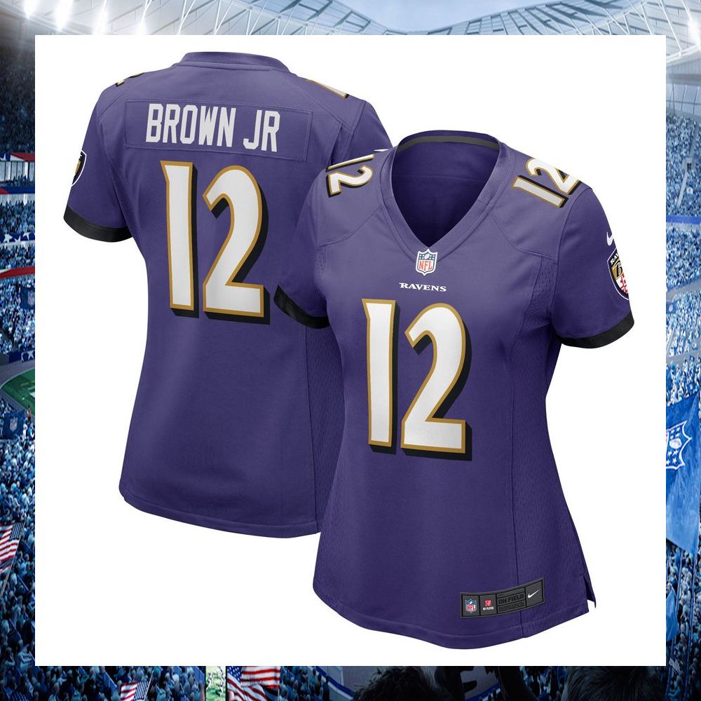 anthony brown baltimore ravens nike womens purple football jersey 1 134