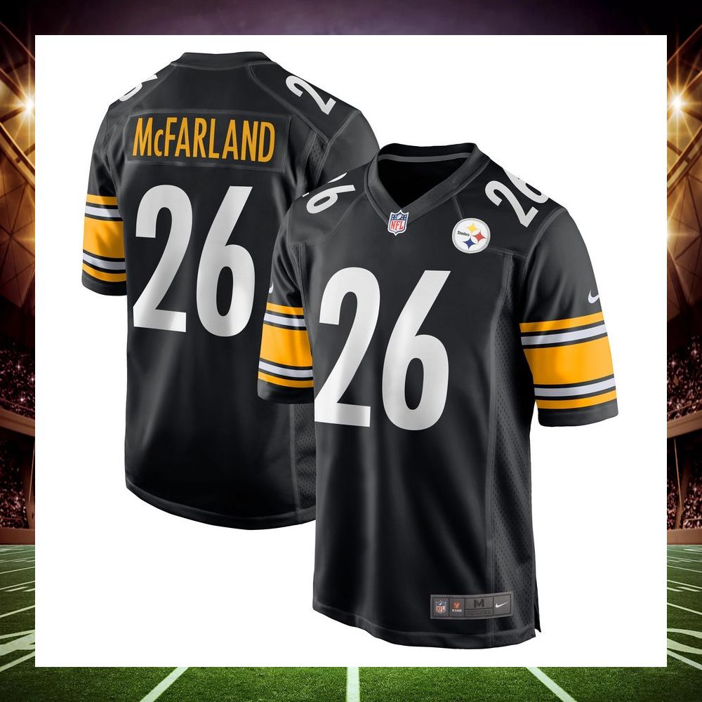 anthony mcfarland jr pittsburgh steelers black football jersey 1 770