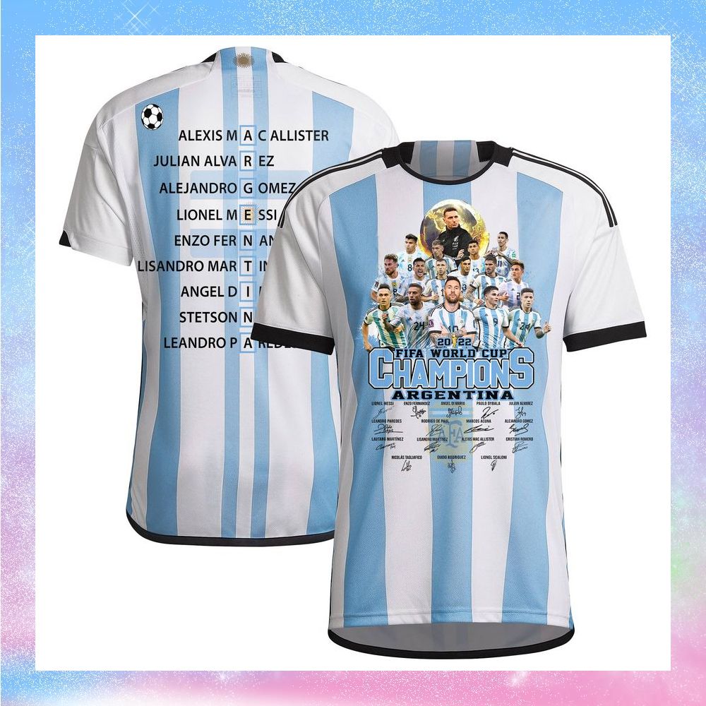 argentina 2022 fifa world cup champions 3d shirt 1 716