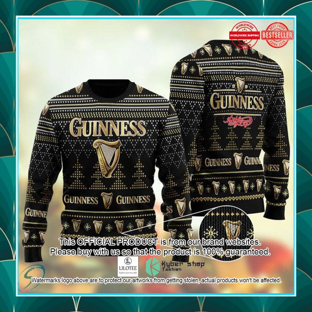 beer guinness 1759 ugly christmas sweater 1 132