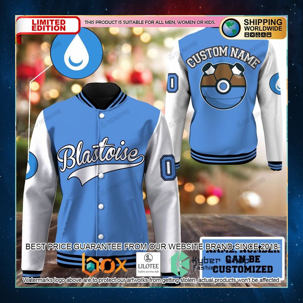 blastoise pokeball personalized baseball jacket 1 739