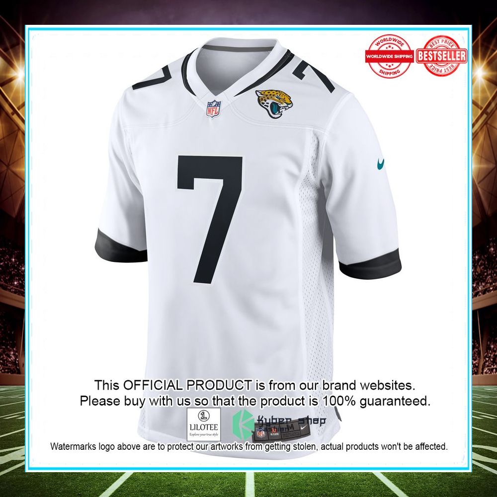 byron leftwich jacksonville jaguars nike retired player game white football jersey 2 318