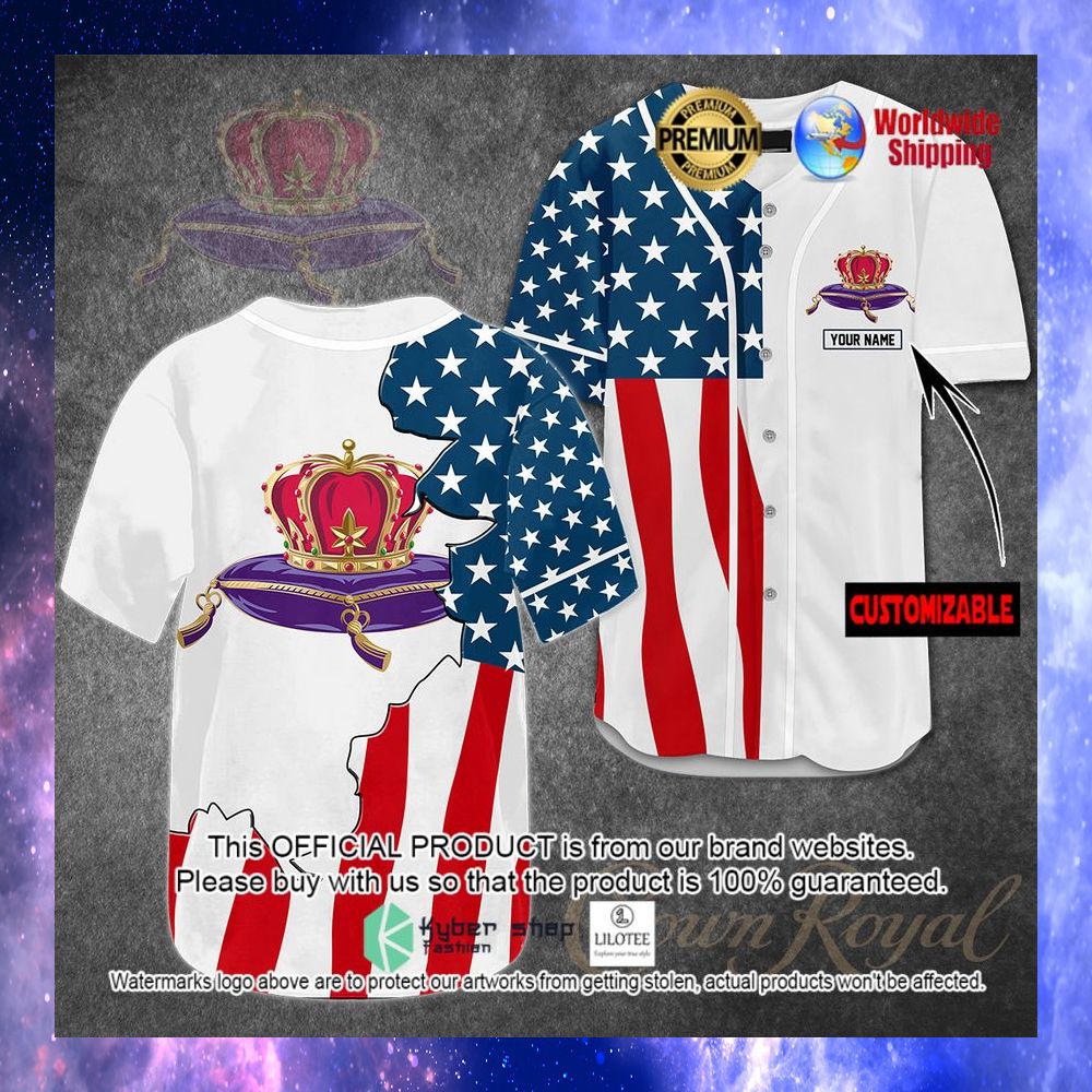 crown royal american flag custom name baseball jersey 1 430