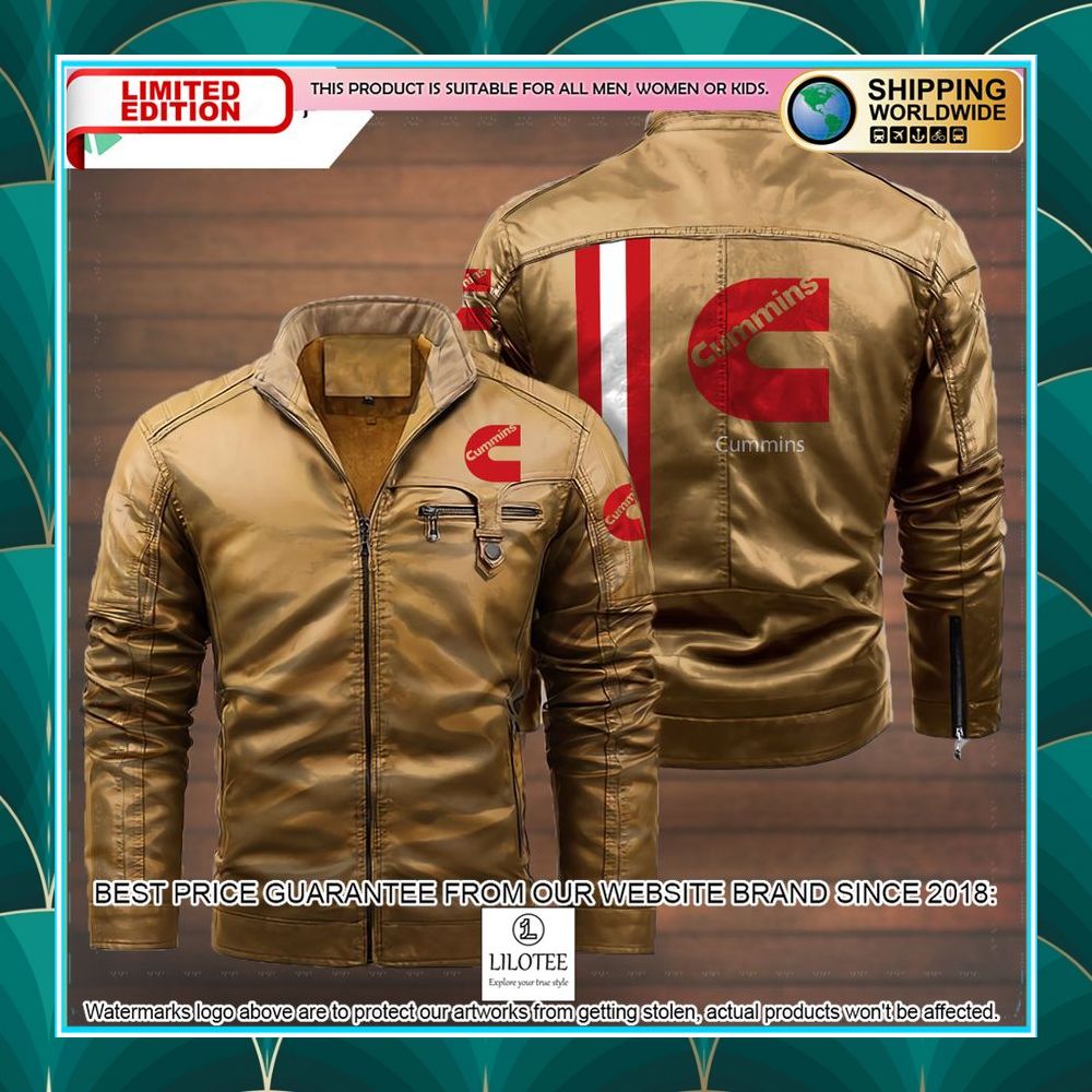 cummins leather jacket 3 929