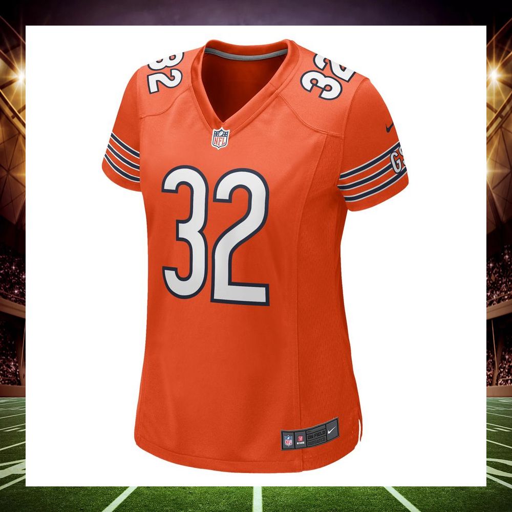 david montgomery 32 chicago bears alternate orange football jersey 2 141