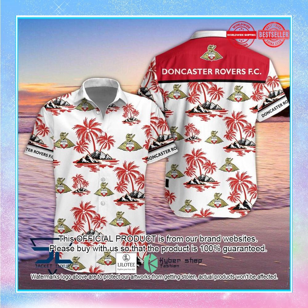 doncaster rovers hawaiian shirt hawaiian shirt short 1 369