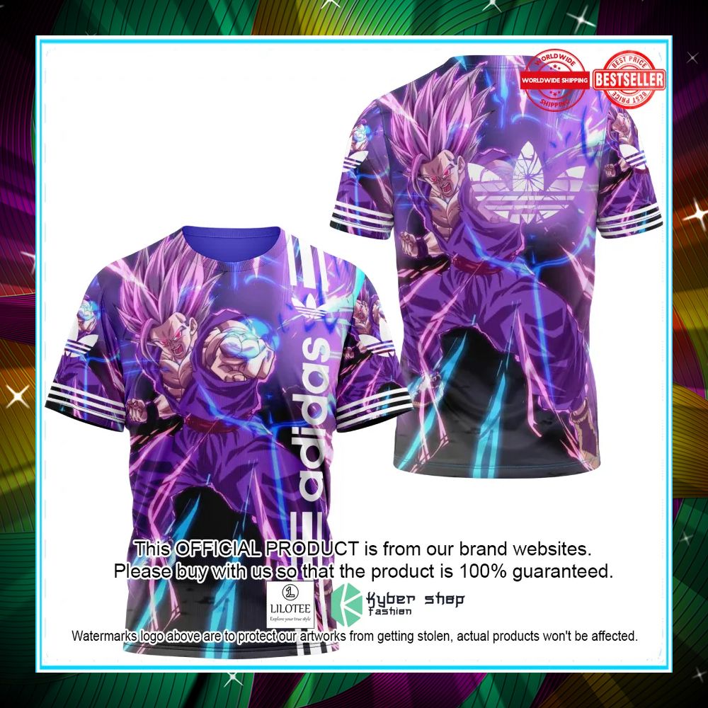 dragonball adidas super hero purple t shirt 1 802