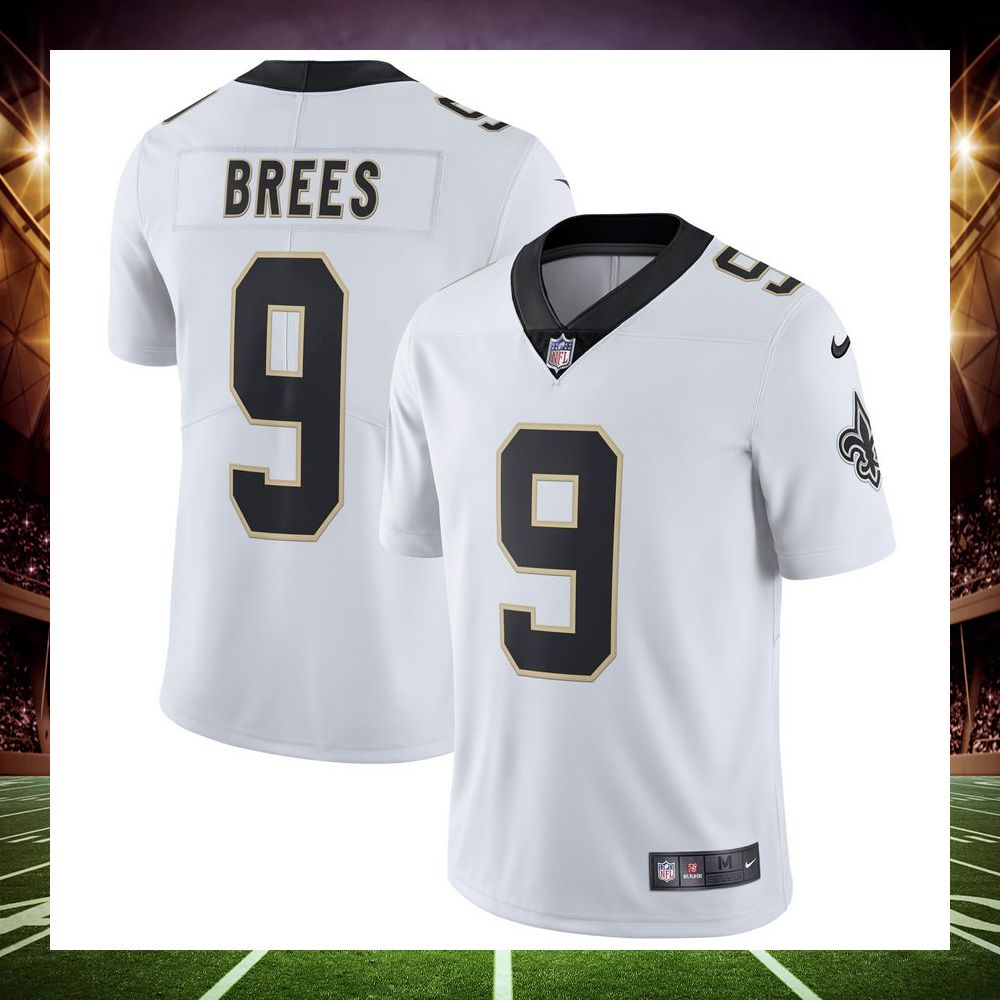 drew brees new orleans saints vapor untouchable limited white football jersey 1 938