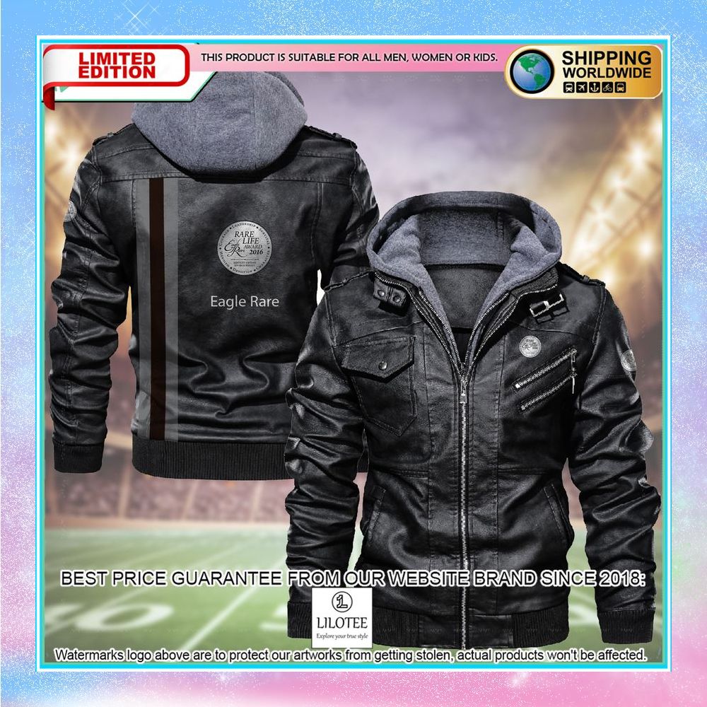 eagle rare leather jacket fleece jacket 2 421