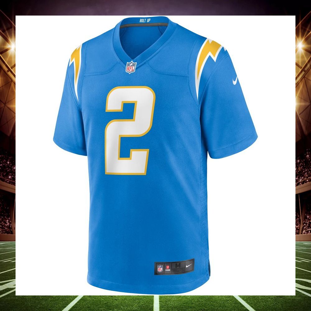 easton stick los angeles chargers powder blue football jersey 2 163