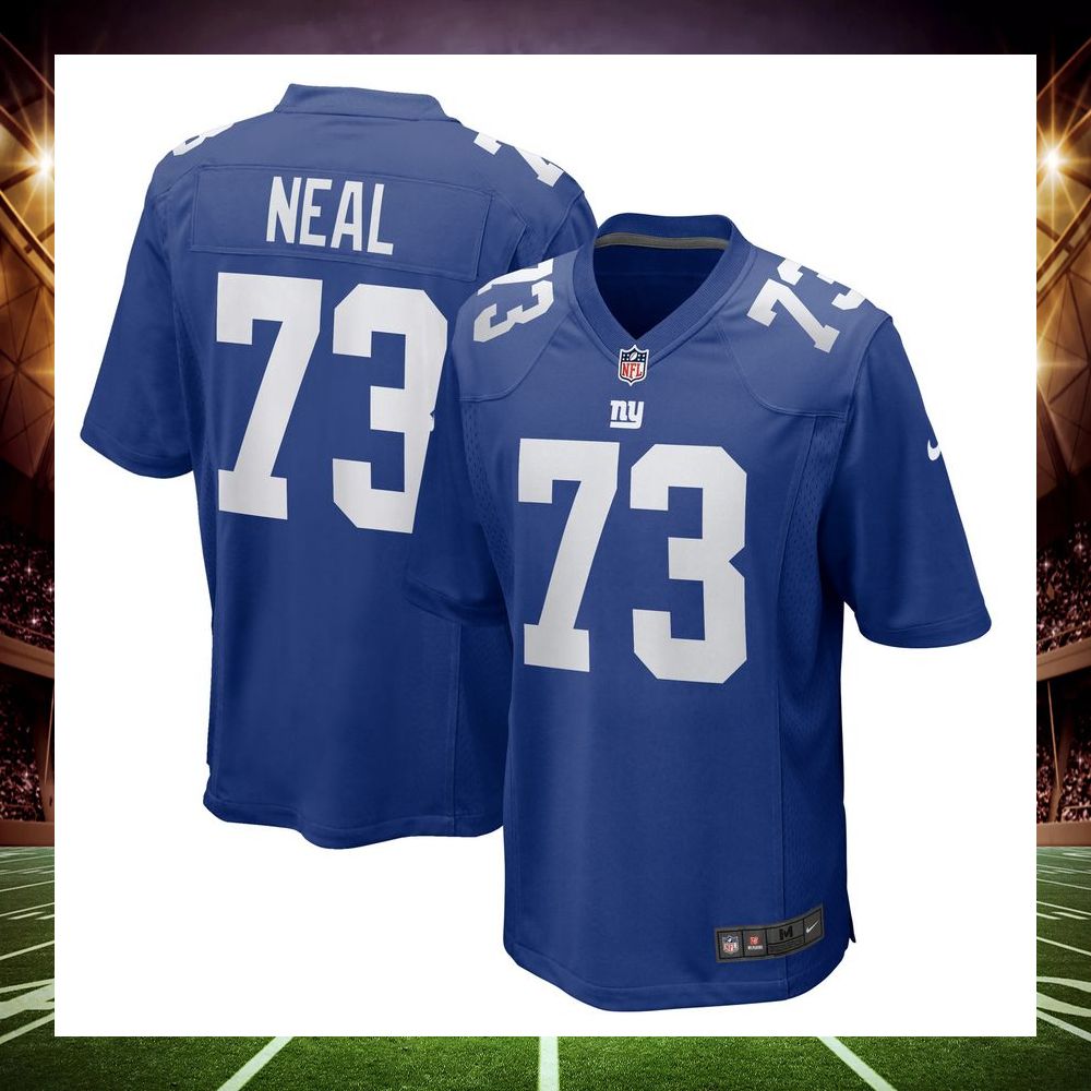 evan neal new york giants royal football jersey 1 312