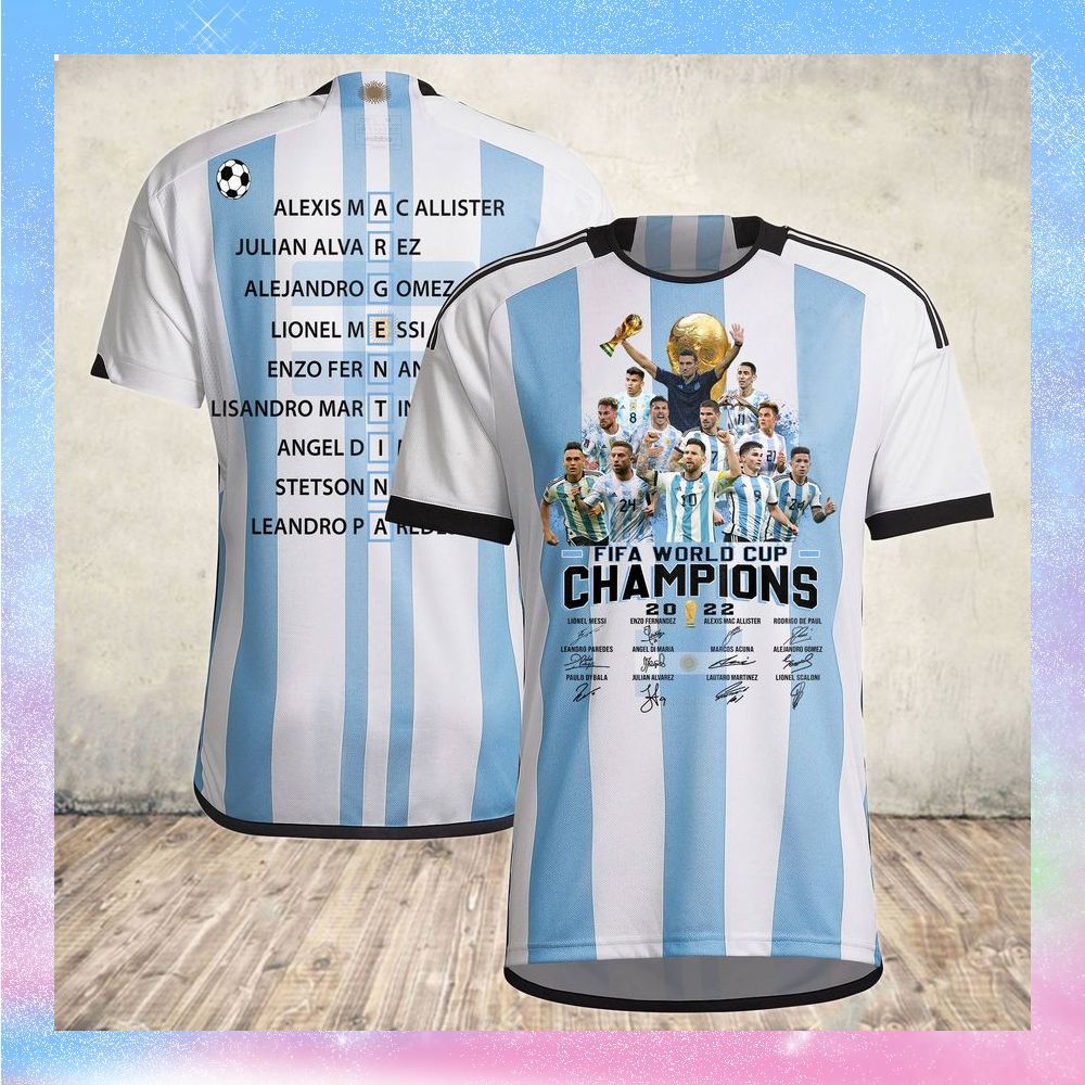 fifa world cup champions 2022 argentina 3d shirt 1 913