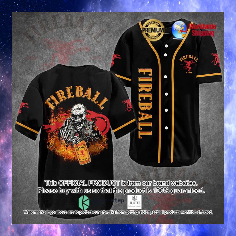 fireball skull rider baseball jersey 1 15