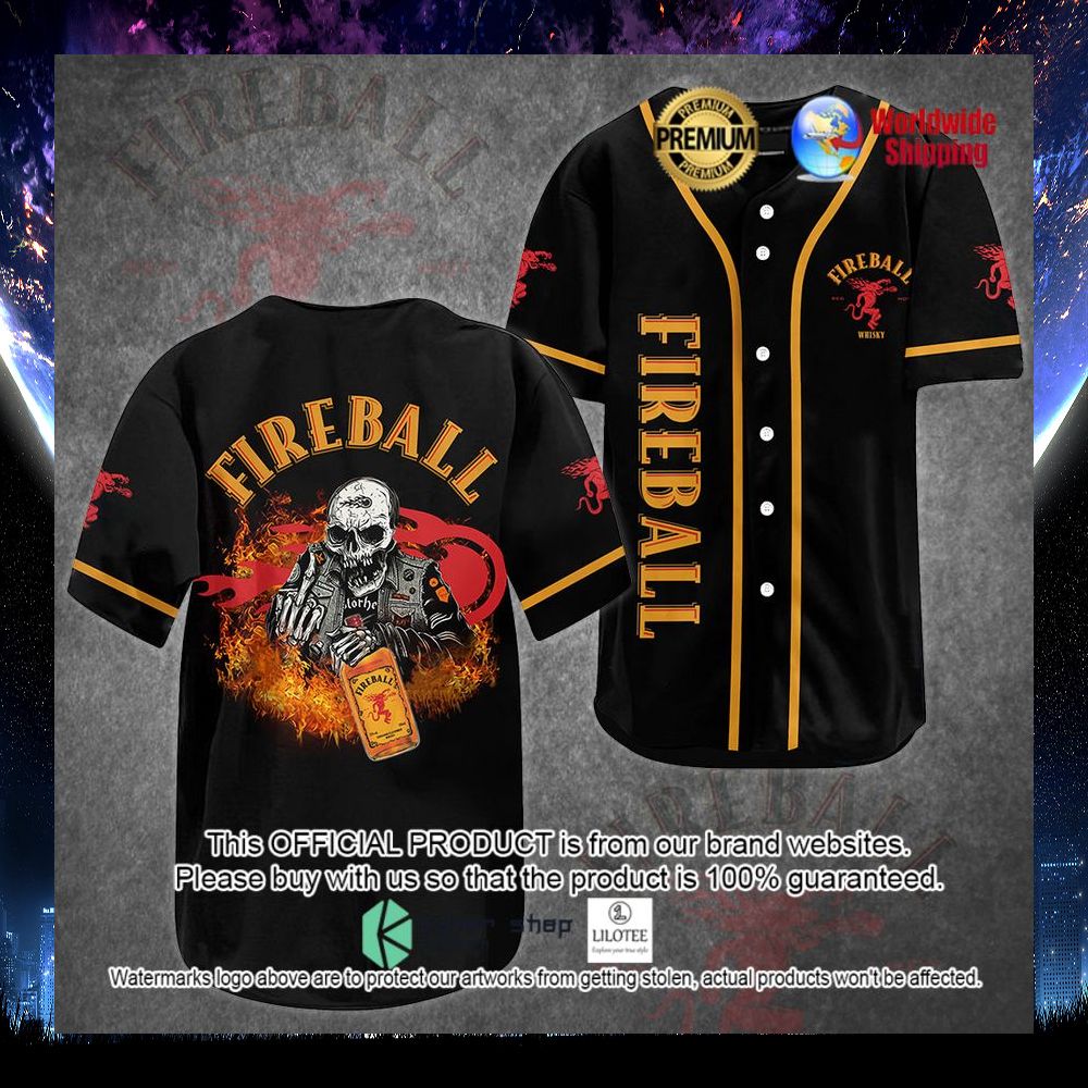 fireball skull rider baseball jersey 1 160