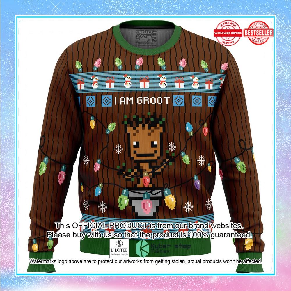 i am groot ugly christmas sweater 1 194