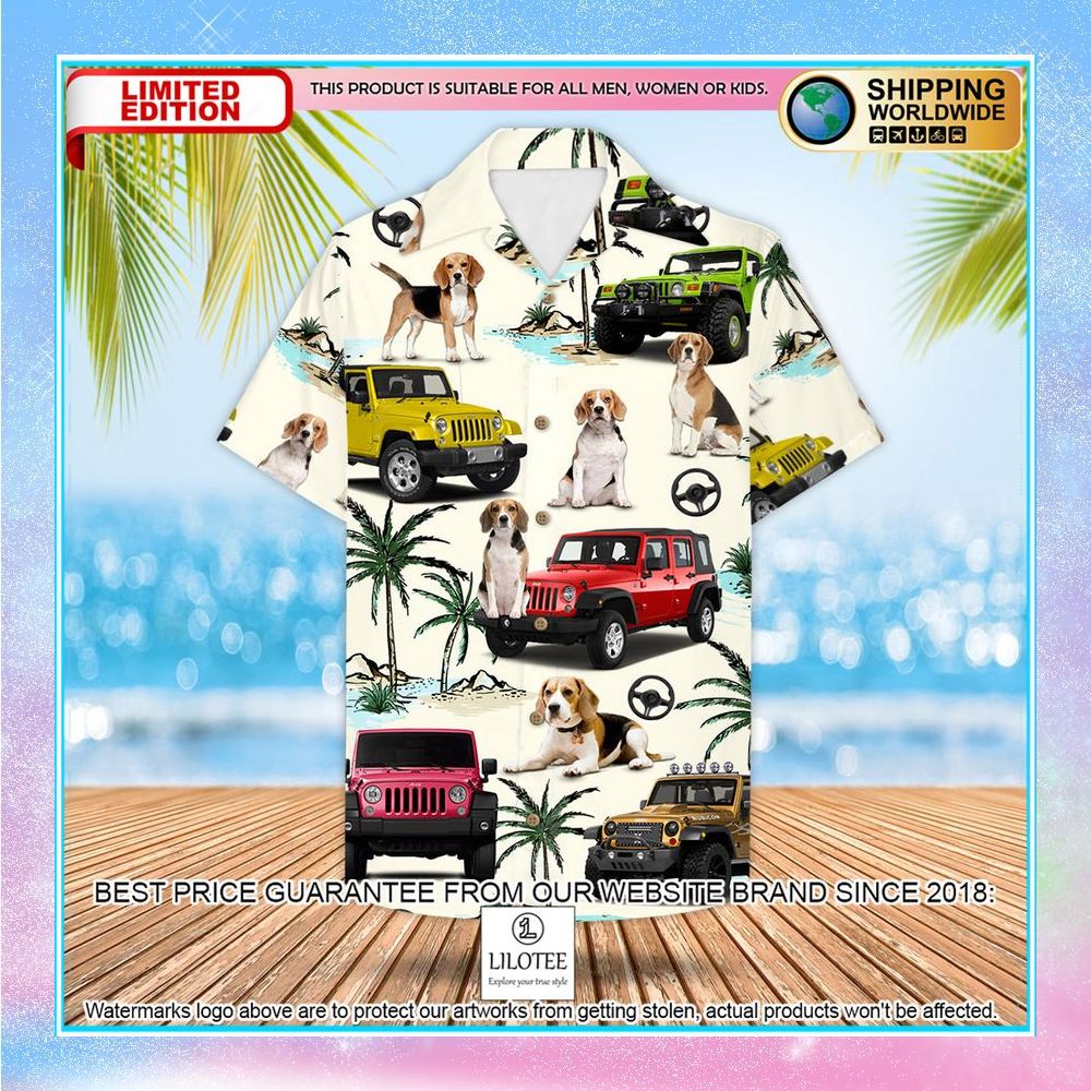 jeep beagle hawaiian shirt 2 171