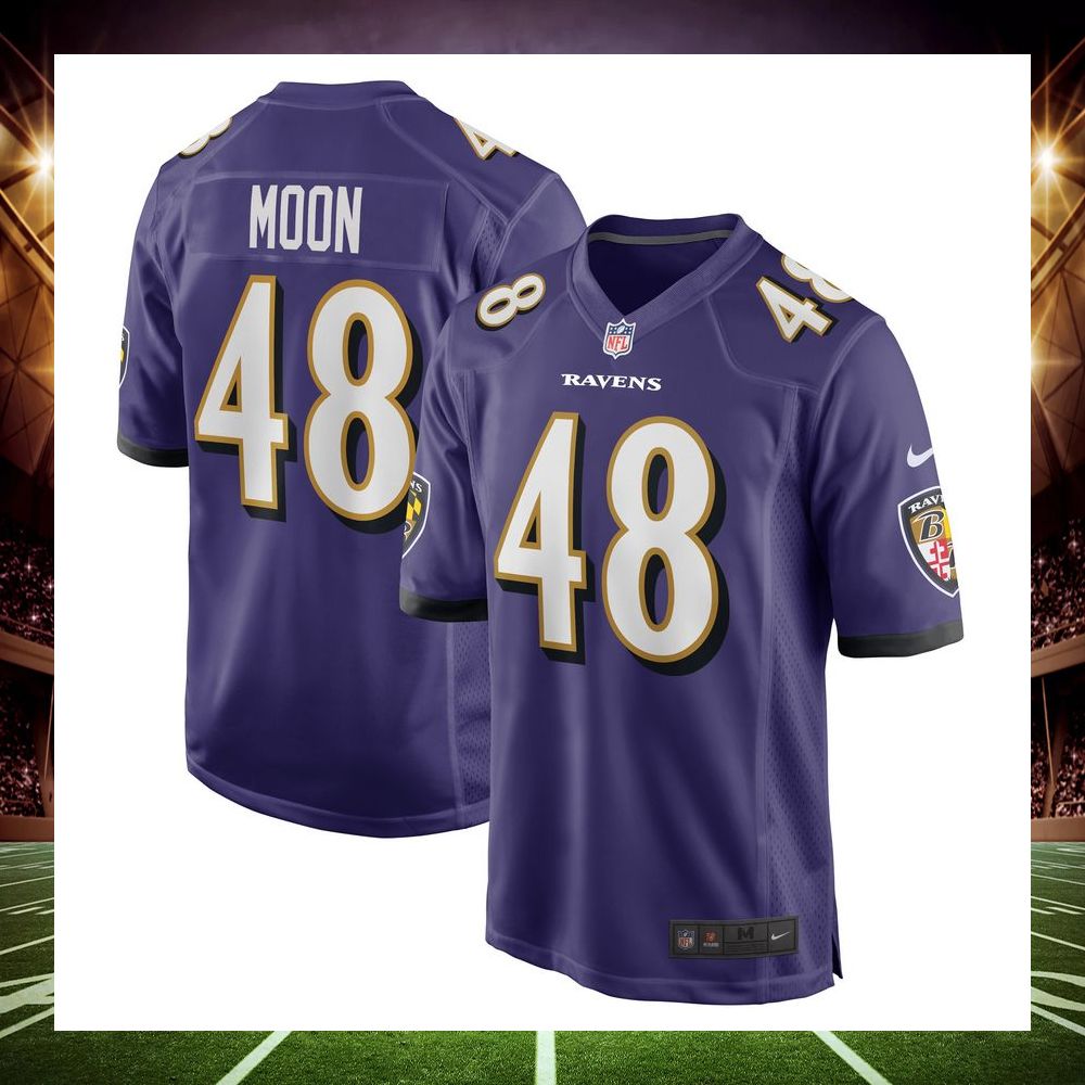 jeremiah moon baltimore ravens purple football jersey 1 478