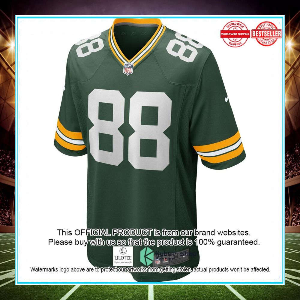 jermichael finley green bay packers nike game retired player green football jersey 2 741