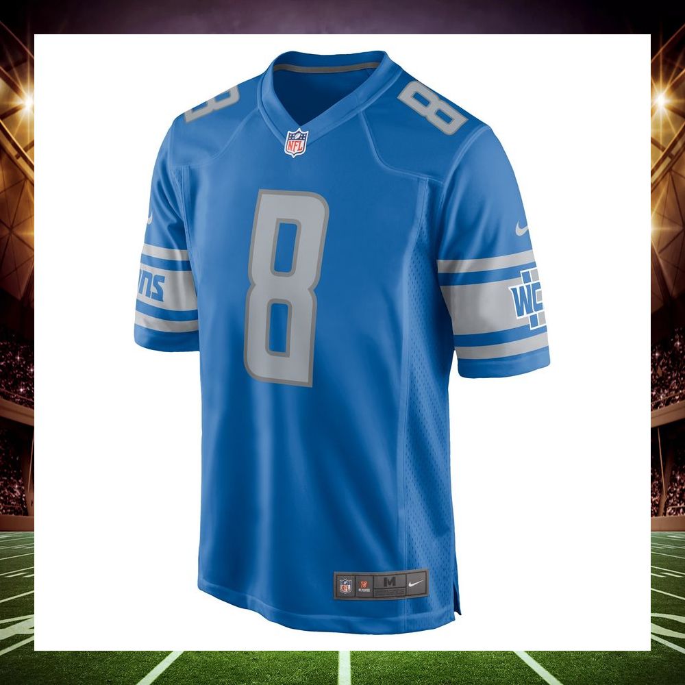 josh reynolds detroit lions blue football jersey 2 430