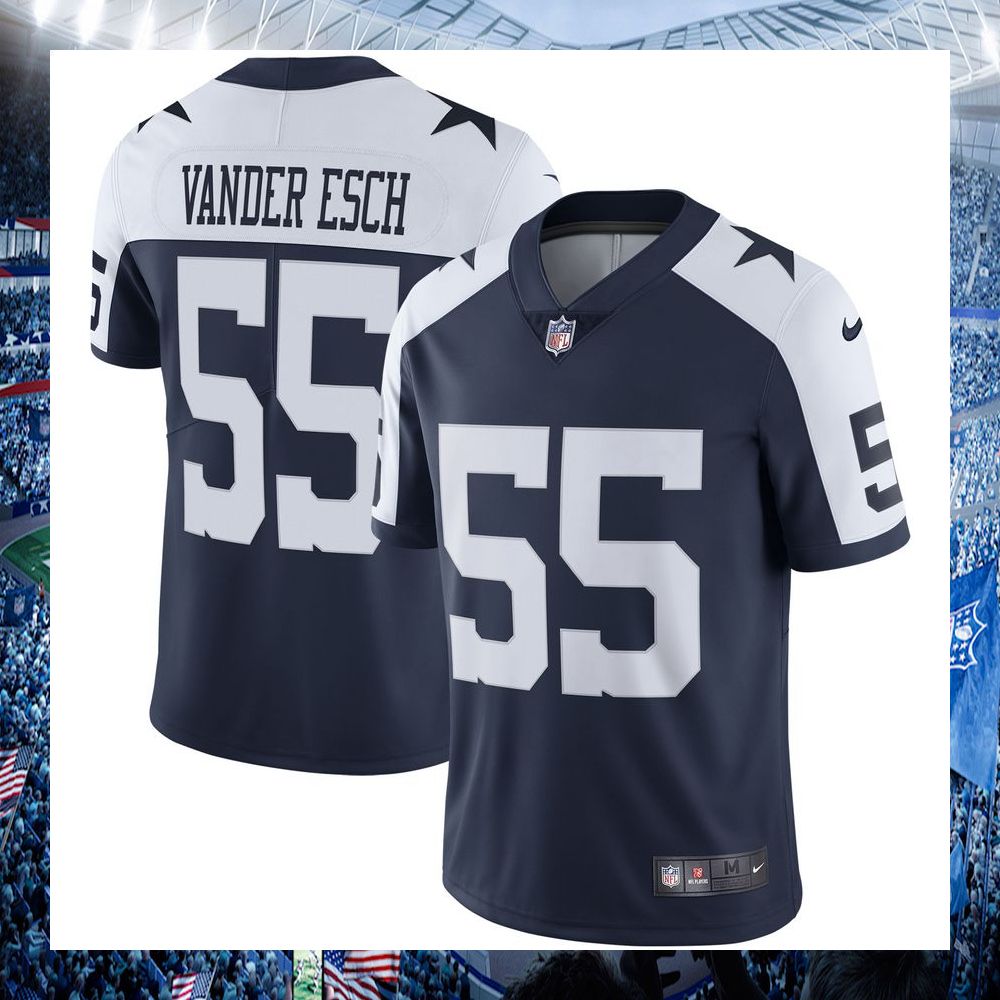 leighton vander esch dallas cowboys nike alternate vapor limited navy football jersey 1 743