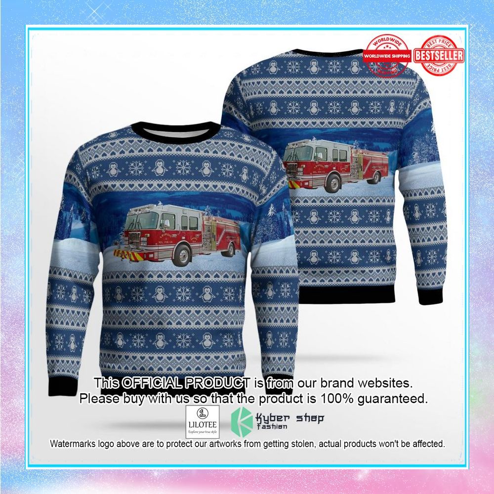 leipsic vol fire company leipsic delaware christmas sweater 1 965
