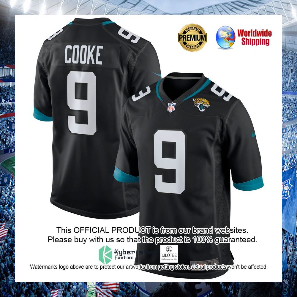 logan cooke jacksonville jaguars nike black football jersey 1 183