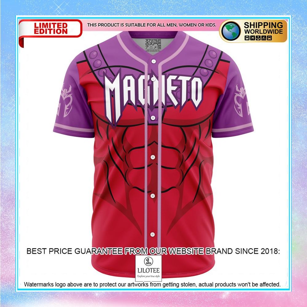 magneto x men marvel baseball jersey 1 178