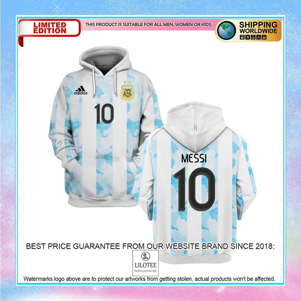 messi 10 argentina football team camo 3d hoodie shirt 1 960
