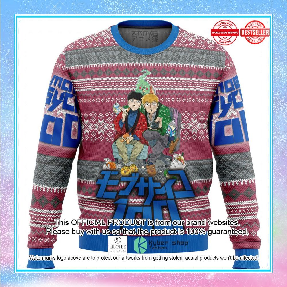 mob psycho 100 alt ugly christmas sweater 1 606
