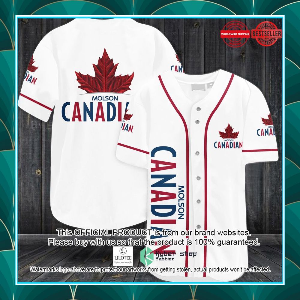 molson canadian baseball jersey 1 348