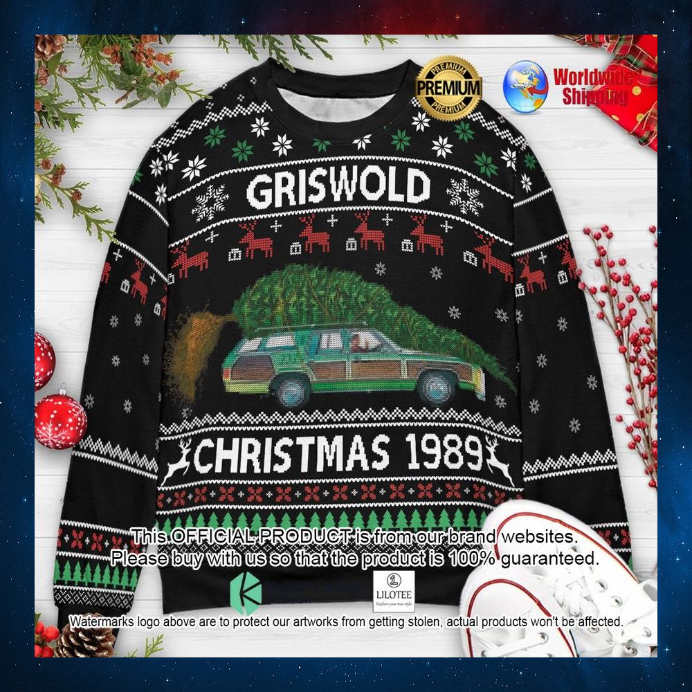 national lampoons vacation griswold christmas 1989 christmas sweater 1 608