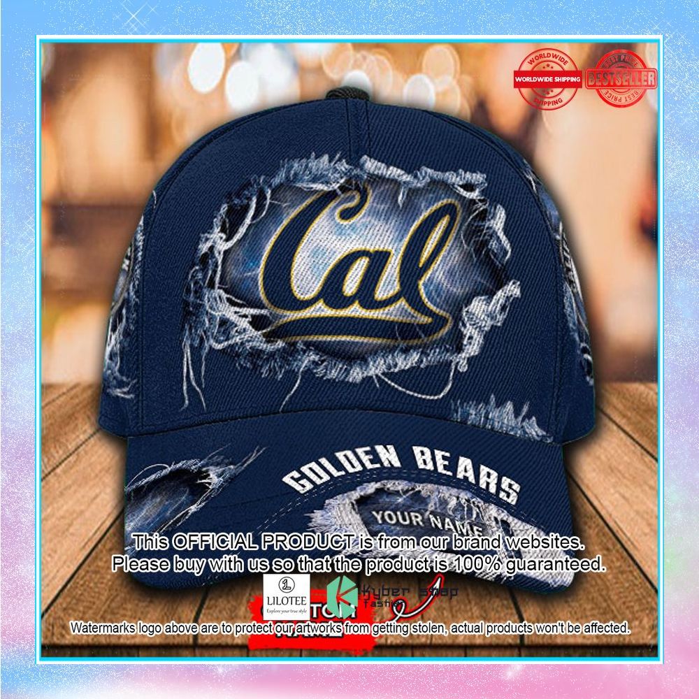 ncaa california golden bears custom name cap 1 459