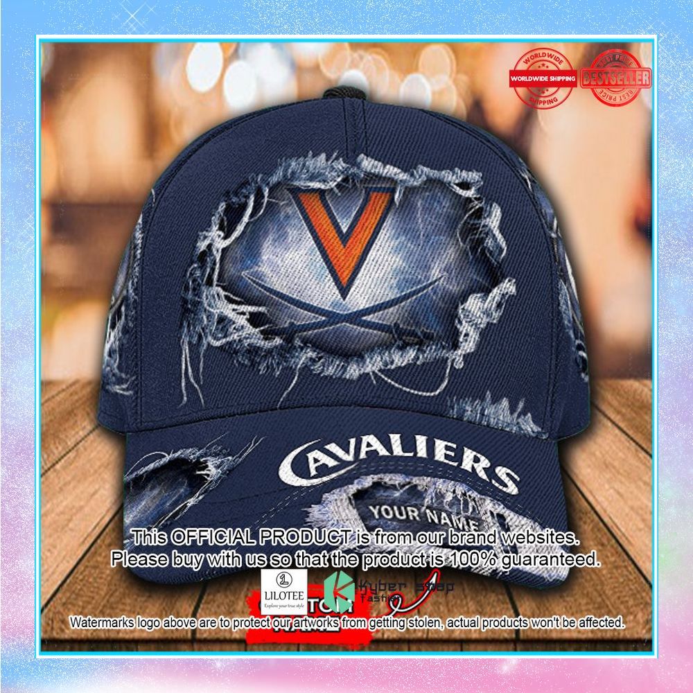 ncaa virginia cavaliers custom name cap 1 639