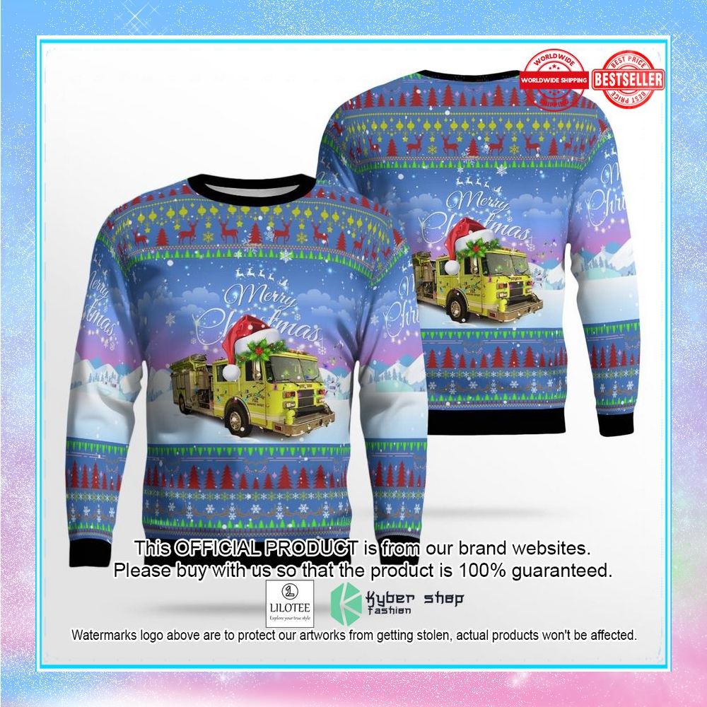 new athens fire department il christmas sweater 1 568