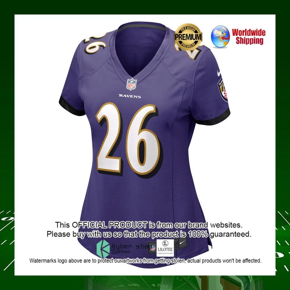 nfl geno stone baltimore ravens nike womens purple football jersey 2 335