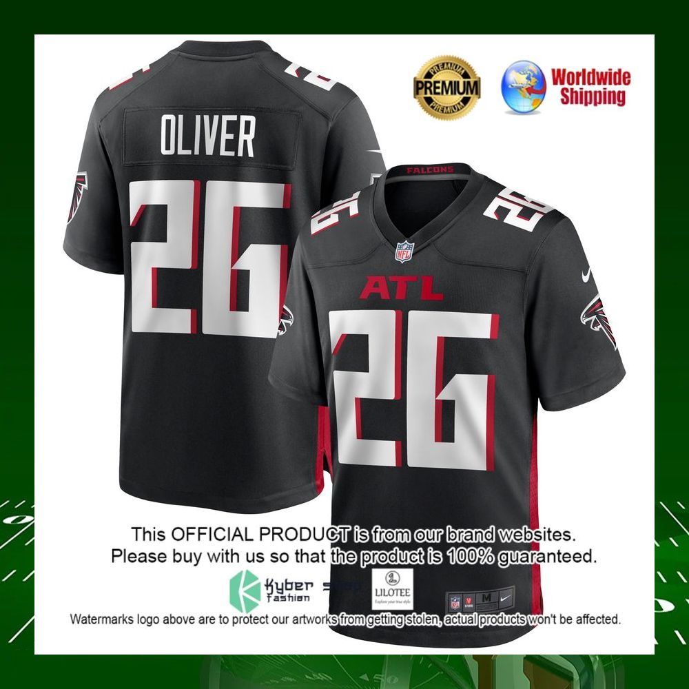 nfl isaiah oliver atlanta falcons nike black football jersey 1 946