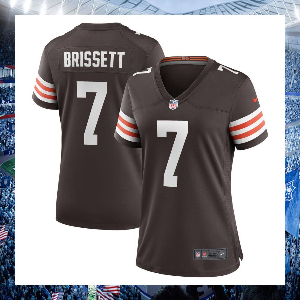 nfl jacoby brissett cleveland browns nike womens brown football jersey 1 623