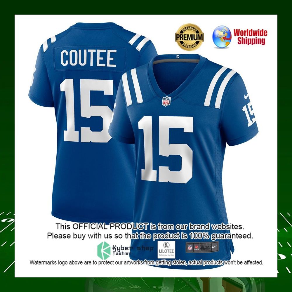 nfl keke coutee indianapolis colts nike womens royal football jersey 1 789