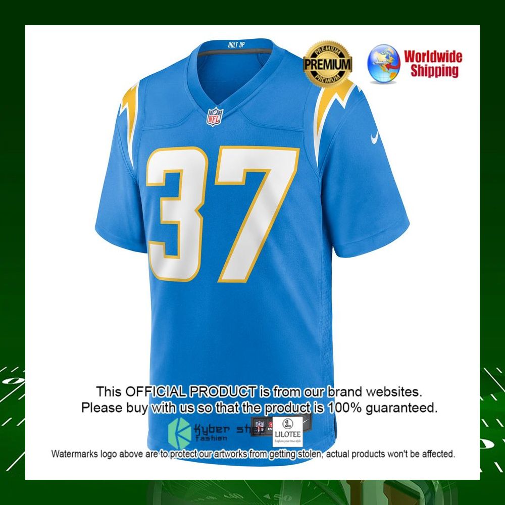 nfl kemon hall los angeles chargers nike powder blue football jersey 2 798