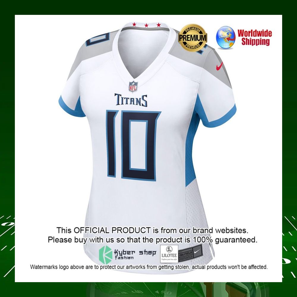 nfl vince young tennessee titans nike womens white football jersey 2 90