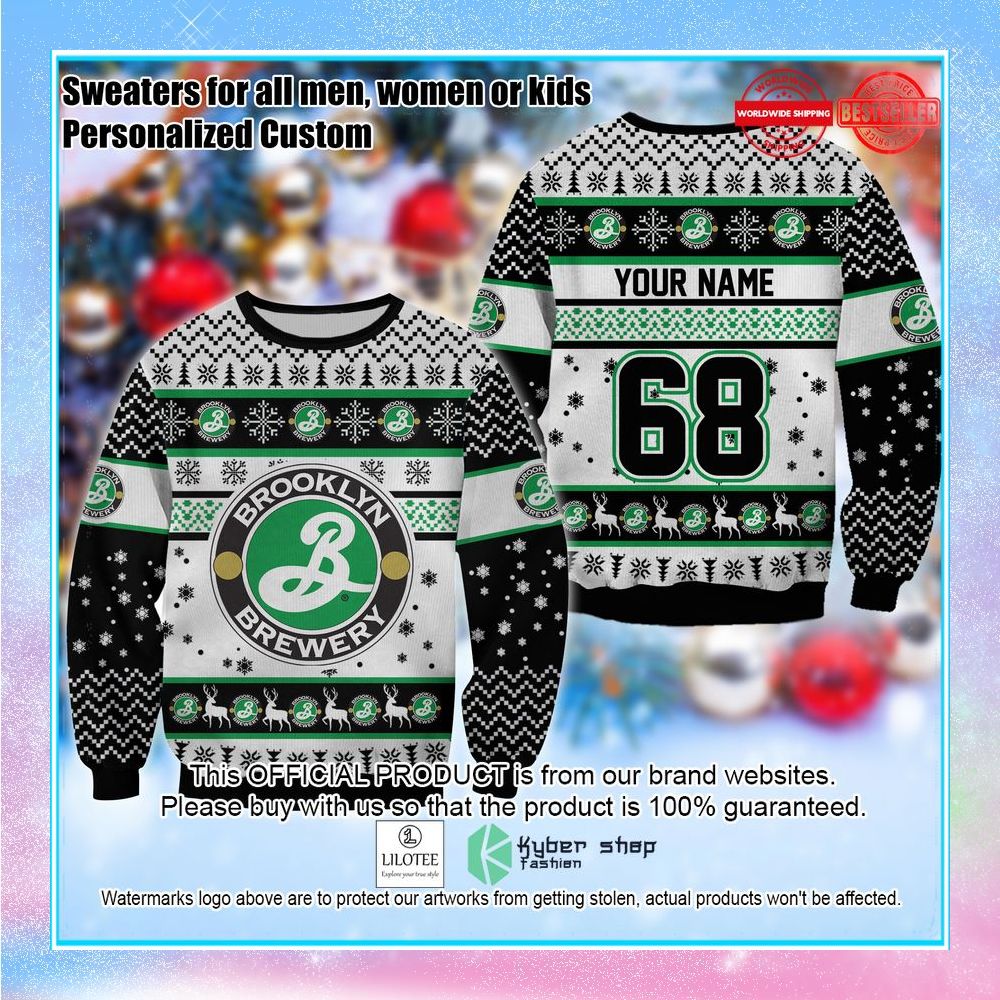 personalized brooklyn brewery ugly sweater 1 799