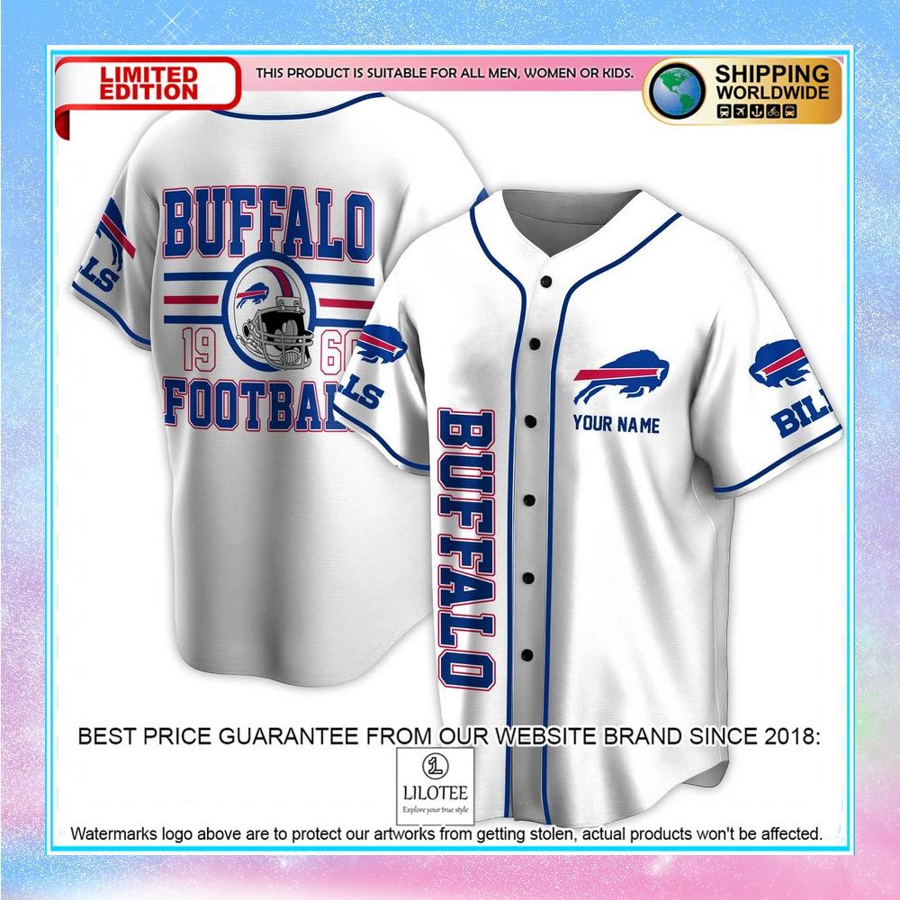 personalized buffalo bills 1960 baseball jersey 1 965