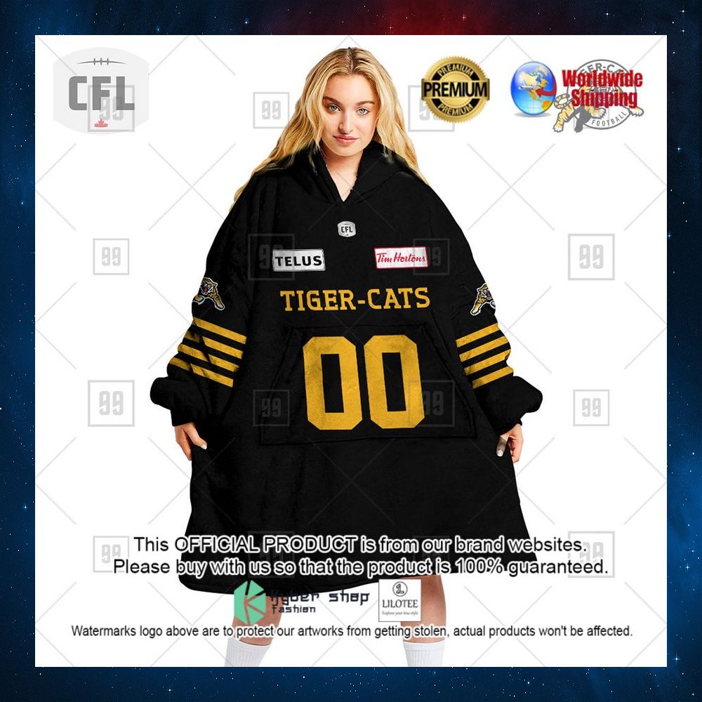 personalized cfl hamilton tiger cats 2022 hoodie blanket 1 195
