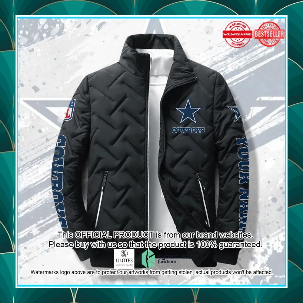 personalized dallas cowboy since 1960 nfl puffer jacket 2 359