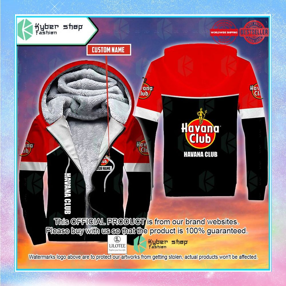 personalized havana club fleece hoodie 1 461
