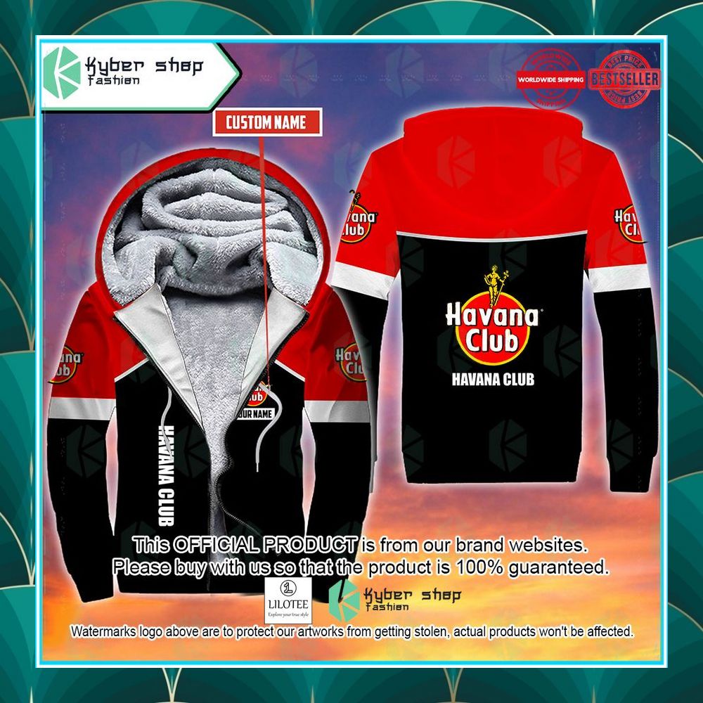 personalized havana club fleece hoodie 1 601